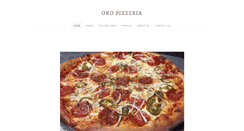 Desktop Screenshot of ordpizzeria.com